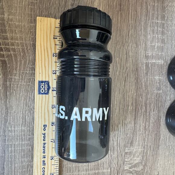 New U.S. ARMY Water Bottles Plastic Pop Top Travel Gift Gym Workout Military Lot - Picture 3 of 5